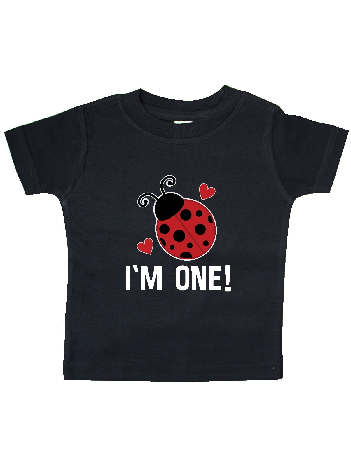 inktastic 1st Birthday 1 Year Old Heart for Girls Toddler T-Shirt