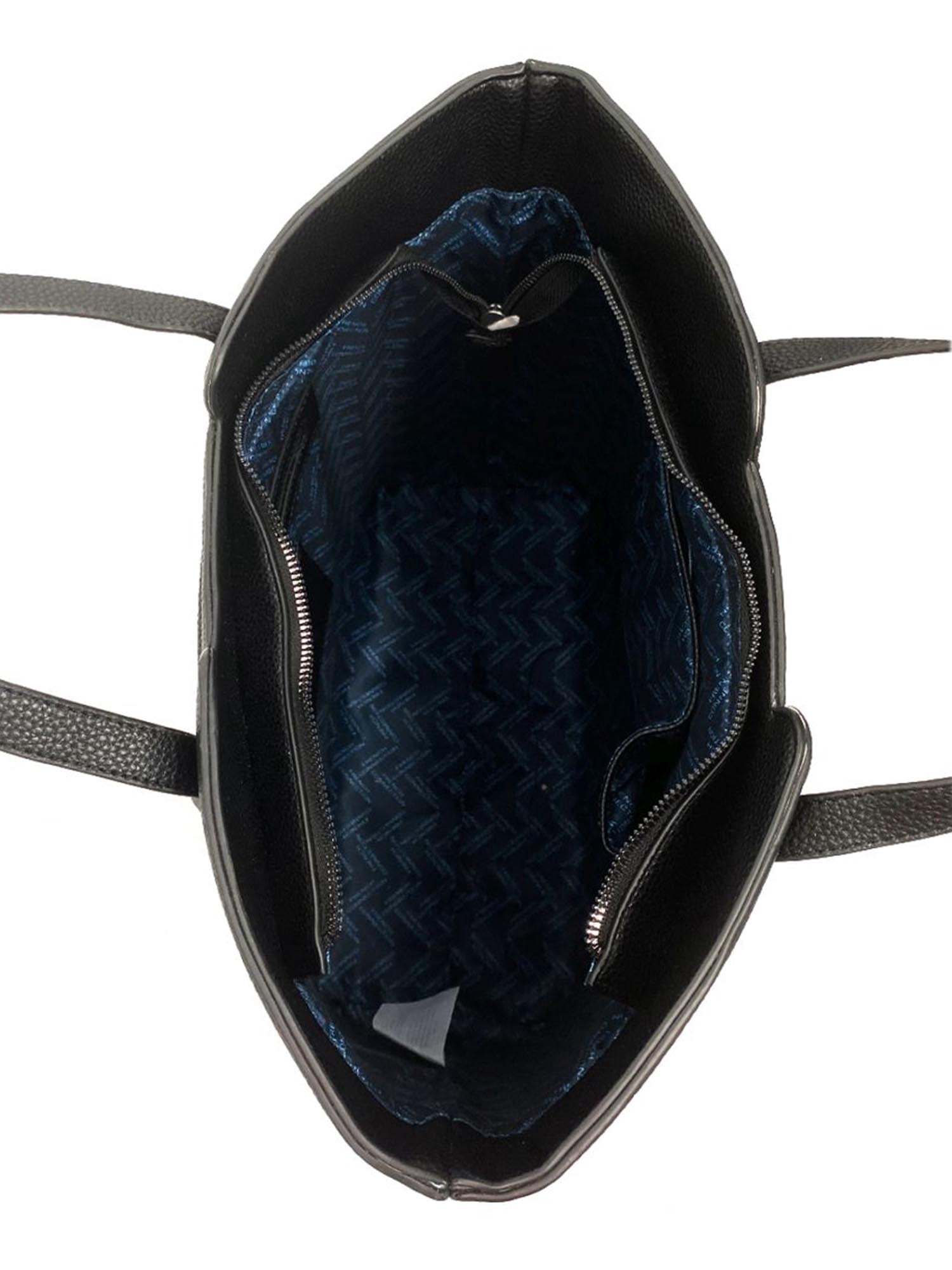 French Connection Women's Honora Pebbled Tote, Black