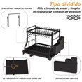 thumbnail image 2 of Escurridor de Trastes, Escurridor de Platos de 2 Niveles con Función de Drenaje Automático, Estantes Fregadero de Cocina para Vasos Sostiene Utensilios Tablas de Picar, 2 of 6