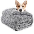 thumbnail image 1 of Manta para perros LOCHAS 51x76 cm extra suave gris cálido, 1 of 5