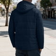 thumbnail image 6 of MaFYtyTPR Men's Hooded Puffer Jacket Winter Warm Zipper Jackets Fashion Solid Color Thick Padded Coats with Pockets Z-Blue XL, 6 of 9