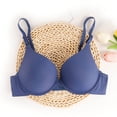 thumbnail image 2 of AHTJRT Women's Full Coverage Bras Supportive Comfy Soft Bralettes Wtih Adjustable Straps Racerbacks Seamless Tshirt Bra Blue L, 2 of 6