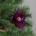 thumbnail image 2 of Northlight 20.75" Deep Red Feather Peony Artificial Christmas Floral Pick, 2 of 4