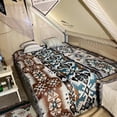 thumbnail image 4 of Boho Southwestern Throw Blanket Western Blankets Throws Decor Couch Cover Blanket for Bed Sofa Living Room Beach Travel 51"x71" (Geometry Thicken), 4 of 8