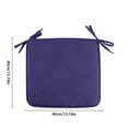 thumbnail image 3 of Square Seat Cushions 15.7X15.7", Soft Chair Pads With Ties For Indoor/Outdoor Use, Solid Color Comfort For Stools & Dining Chairs, 3 of 5