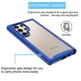 thumbnail image 2 of Tiflook For Samsung Galaxy S24 Ultra Case, Full Body Shockproof Slim Fit Bumper Protective Phone Cover for Galaxy S24 Ultra 5G 2024 Men Women-Blue/Clear, 2 of 7