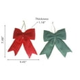 thumbnail image 4 of Felt Bow Ornament (Asstd) - Set of 6, 4 of 4