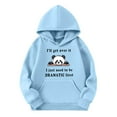 thumbnail image 3 of WOYY Tween Girls Loose Cute Graphic Hoodie Cute Panda Hooded Sweatshirt with Pocket, 3 of 3