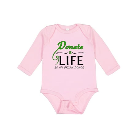 

Inktastic Donate Life-Be an Organ Donor Gift Baby Boy or Baby Girl Long Sleeve Bodysuit