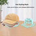 thumbnail image 4 of Primegos Hat Washer Cap Cleaner Anti-Mildew Design Flexible Gentle Silicone Frame Strong Brim Strap Hat Cleaning Rack Silicone Cap Cage, 4 of 8