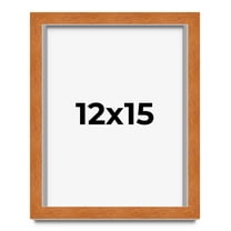 12x15 Shadow Box Frame Brown | 0.875 Inches Deep Real Wood Contemporary Shadowbox Display Frame |