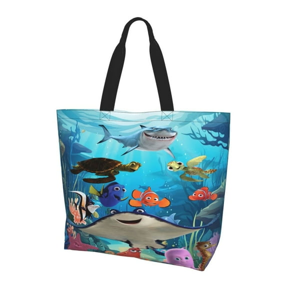 Ne-m0 Totes Bag Shopping Shoulder Bags For Women Foldable Travel Work Large Reusable Portable Grocery Bag