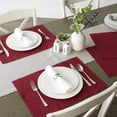 thumbnail image 2 of Design Imports Wine Ribbed Placemat Set of 6, 2 of 2