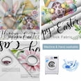 thumbnail image 2 of Happy Easter Blackout Curtains for Bedroom, Watercolor Gnomes Eggs Flowers Botanical Spring Thermal Insulated Kitchen Drapes with Grommets, Light Blocking Window Treatment, 2 Panels 52" x 84", 2 of 7