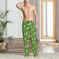 thumbnail image 6 of Haiem Cows With Calfs Green Men's Pajama Pants Ultra Lightweight Pjs Bottoms Sleepwear Bottom Pants With Pocket Drawstring-X-Large, 6 of 7