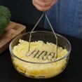 thumbnail image 1 of Trituradora de patatas de acero inoxidable, máquina Manual de barro a presión para frutas y verduras, trituradora de alimentos para niños, dispositivo complementario, 1 of 5