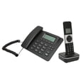 thumbnail image 4 of Office Phone System, Corded Cordless Phone System 10 Ringing Options Alarm Clock US Plug 100-240V  for Business, 4 of 7