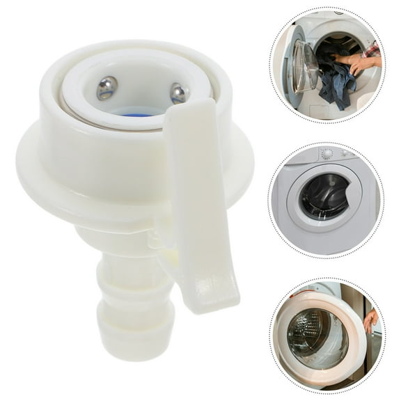 BESTYASH Portable Washer Adapter White Plastic Metal Leakproof Connection for Households 1Pack