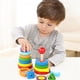 thumbnail image 2 of Juguete apilable de madera para niños, torre arcoíris, juguete educativo, reconocimiento de patrones de colores, geometría, código pequeño, 2 of 2