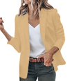 thumbnail image 3 of Veste Décontractée Mode pour Femmes Manches Longues Col Costume Petite Veste, 3 of 6