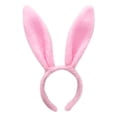 thumbnail image 3 of Diademas de Pascua Likrtyny Con Orejas de Conejo para Cosplay Fiesta para Mujeres Y Niñas Rosa, 3 of 5