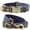 Blue, variant on Pet Artist Classic Quick Released Leather Dog Collar and Dog Leash Set 4.5FT for Small Medium Large Dogs