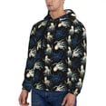 thumbnail image 3 of Naloa Octopus 1 Men's Casual Hooded Collar Drawstring Hoodies Pullover Sweatshirts Casual Long Sleeve Shirts-Medium, 3 of 7