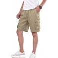 thumbnail image 4 of NKZNKZ Cargo Shorts for Men Casual Cargo Style Work Shorts Cargo Shorts for Men Outdoor Quick Dry Lightweight Workwear Khaki SIZE L, 4 of 9