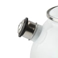thumbnail image 3 of Novomoskovsjka Posuda Lemon Enamel Kettle with Whistle 2.7 Qt (2.5 L) Enameled Steel Stovetop Kettle with Ergonomic Handle Tea Kettle Tea Pot for Stove Top Enamelware Kitchen Kettle, White Yellow, 3 of 7