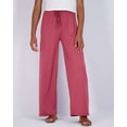 thumbnail image 3 of Real Essentials 3 Pack Soft Palazzo Pajama Pants for Women, Wide Leg Comfortable Casual Lounge Yoga Bottoms (Plus Size), 3 of 7