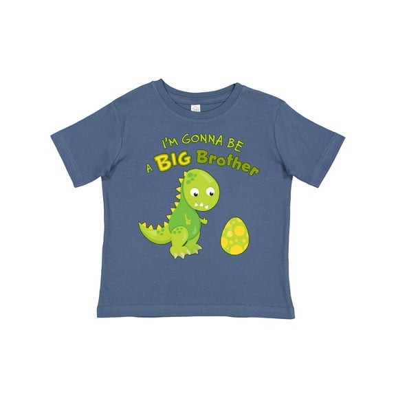 Inktastic I'm Gonna Be a Big Brother-dino Boys Toddler T-Shirt