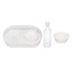 thumbnail image 1 of Juego de cuencos de agua y comida para mascotas, cuenco de comida para gatos inclinado elevado con botella de agua automática para perros y gatos, color blanco, 1 of 13