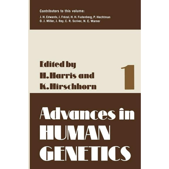 Advances in Human Genetics Advances in Human Genetics 1, Book 1, (Paperback)