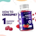 thumbnail image 4 of Suplemento vitamático en gomitas de melatonina, 30 mg, 60 porciones, 4 of 6