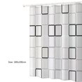 thumbnail image 2 of Cortina impermeable de 180x200cm, cortina de ducha para dormitorio (cuadrado grande), 2 of 6
