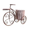 thumbnail image 4 of Estilo parisino, maceta de hierro para bicicleta, soporte para plantas, porche para el hogar, decoración de jardín, gris Zulema bicicletas de escritorio, 4 of 8