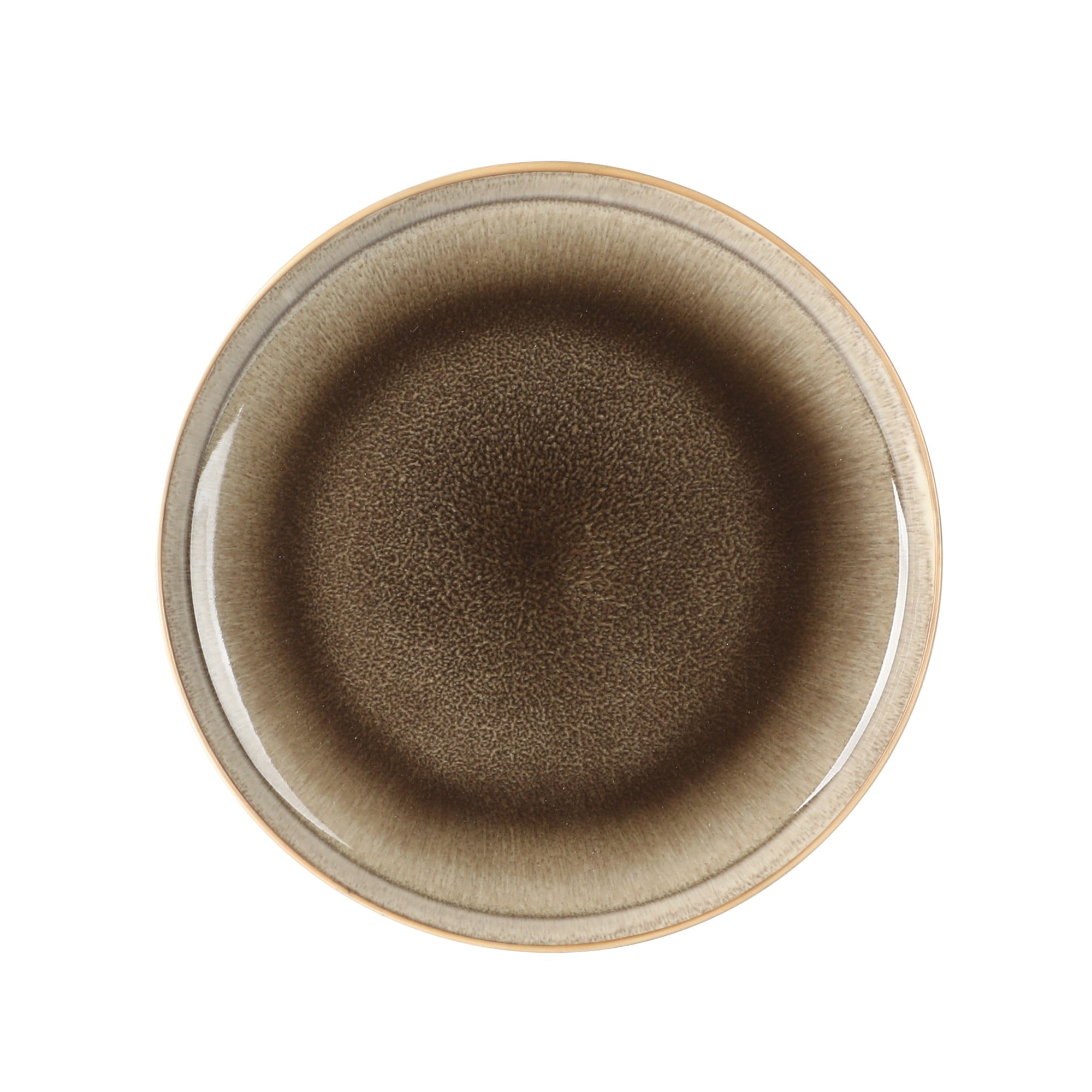 Gibson Elite Hailstone 16 Piece Stonewe Reactive Glaze (Service for 4) Ceramic Plates and Bowls Dinnerware Set - Black