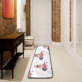 thumbnail image 3 of Dreamtimes Patriotic Sloth Bears Hallway Runner Rug 2'x6' Kitchen Rug with Rubber Backing USA Flag Hats Non Slip Entryway Rug Runner Washable Soft Area Rug for Hallway Bedroom Kitchen Decor, 3 of 6