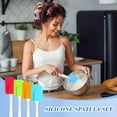 thumbnail image 2 of Mini Silicone Spatula Set,Small Rubber Spatulas Handle,Heat Resistant,Non-Stick for Baking,Cooking,Mixing,Perfect Small Spatulas for Kitchen Use, 2 of 6
