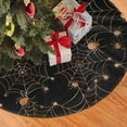 thumbnail image 2 of Christmas Tree Skirt,Gold Spider Web Xmas Tree Skirt Rustic Farmhouse Tree Skirt for Christmas Decor Xmas Holiday Home Party Decorations30, 2 of 6