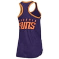 thumbnail image 3 of Women's G-III Sports by Carl Banks Purple Phoenix Suns Showdown Burnout Tank Top, 3 of 3