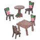 thumbnail image 1 of Patio Furniture Accessories Resin Garden Decor Compact Design for 2 Sets, 1 of 5