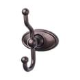 thumbnail image 4 of Top Knobs Ed2c Edwardian Bath Double Robe Hook - Bronze, 4 of 5