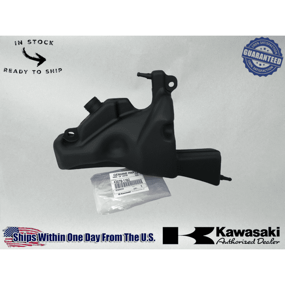Kawasaki OEM Ninja Zx6R Zzr600 Radiator Reservoir  43078-1162