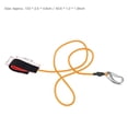 thumbnail image 2 of Cergrey Boating Paddle Leash, Elastic Paddle Leash, Elastic String Boating Kayak Paddle Safety Rod Leash with Carabiner for Paddling, 2 of 8