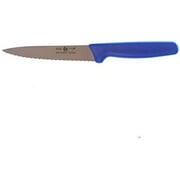 Icel 5-1/2 Inch Wavy-Edge Utility Knife, Blue Handle