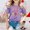 Purple, variant on Laipiong Happy Easter T Shirts for Toddler Girls Kids Funny Egg Graphic Short Sleeve Crew Neck Tees Summer Trendy Casual Loose Pullover Tops