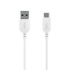 onn. 6' USB-C to USB Cable, White