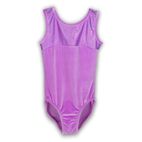 Gymnastics Leotard for Girls - Princess/Orchid Velvet - Leap Gear by Pelle - 6 | Child Medium