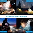 thumbnail image 5 of Aodebiao Lampe de BBQ Extérieure avec Rotation à 360°, Lanterne de Camping LED Portable pour Grillades Nocturnes, Randonnée, Patio, Cour Arrière, Lampe à Double Tête Lumineuse, Alimentée par Batterie,, 5 of 5